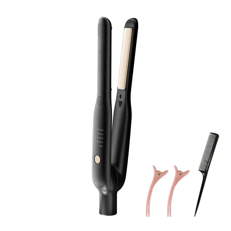 Professional Hair Straightener - Ionic Flat Iron with Negative Ions Men's Hair Styler, Anti-Scald Handle for Frizz-Free Styling