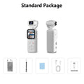 Lenovo Handheld Sports Camera 4K HD Motion Stabilization Pocket-Sized Portable for Vlogging Upload to Phone 32GB