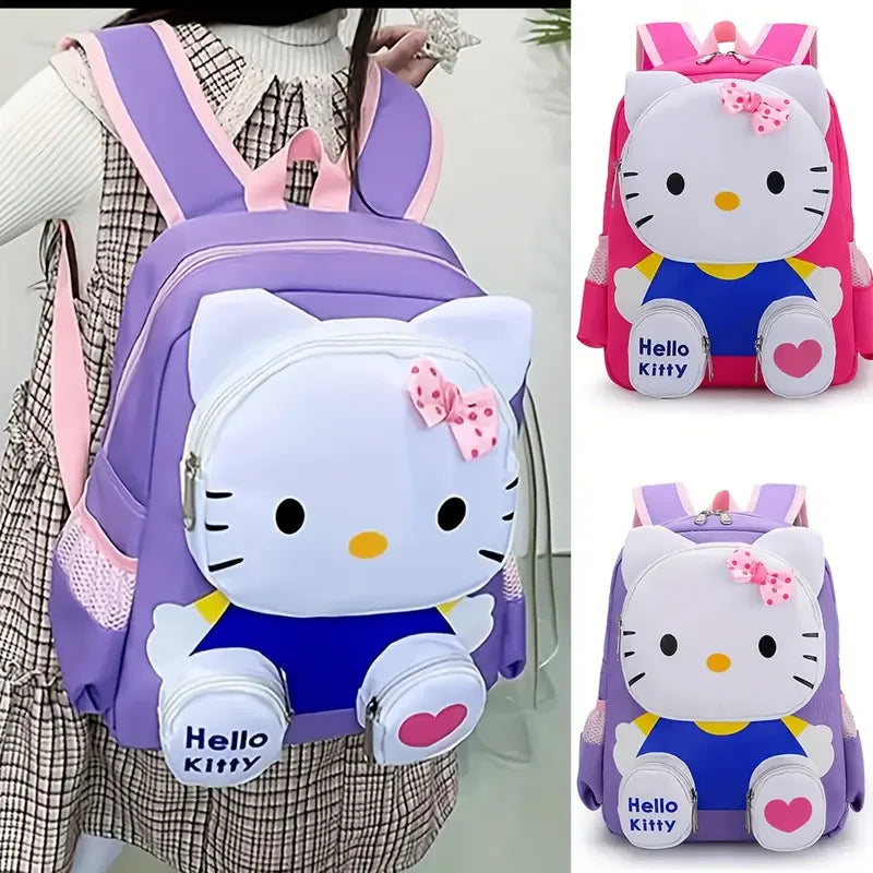 The Mesuca Cute 3D Cartoon Cat Kids Backpack For Girls