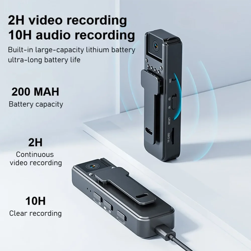 A8 HD 1080P Mini Camera Portable Small Digital Video IP Camera Recorder Police Cam Infrared Night Vision Miniature Camcorder