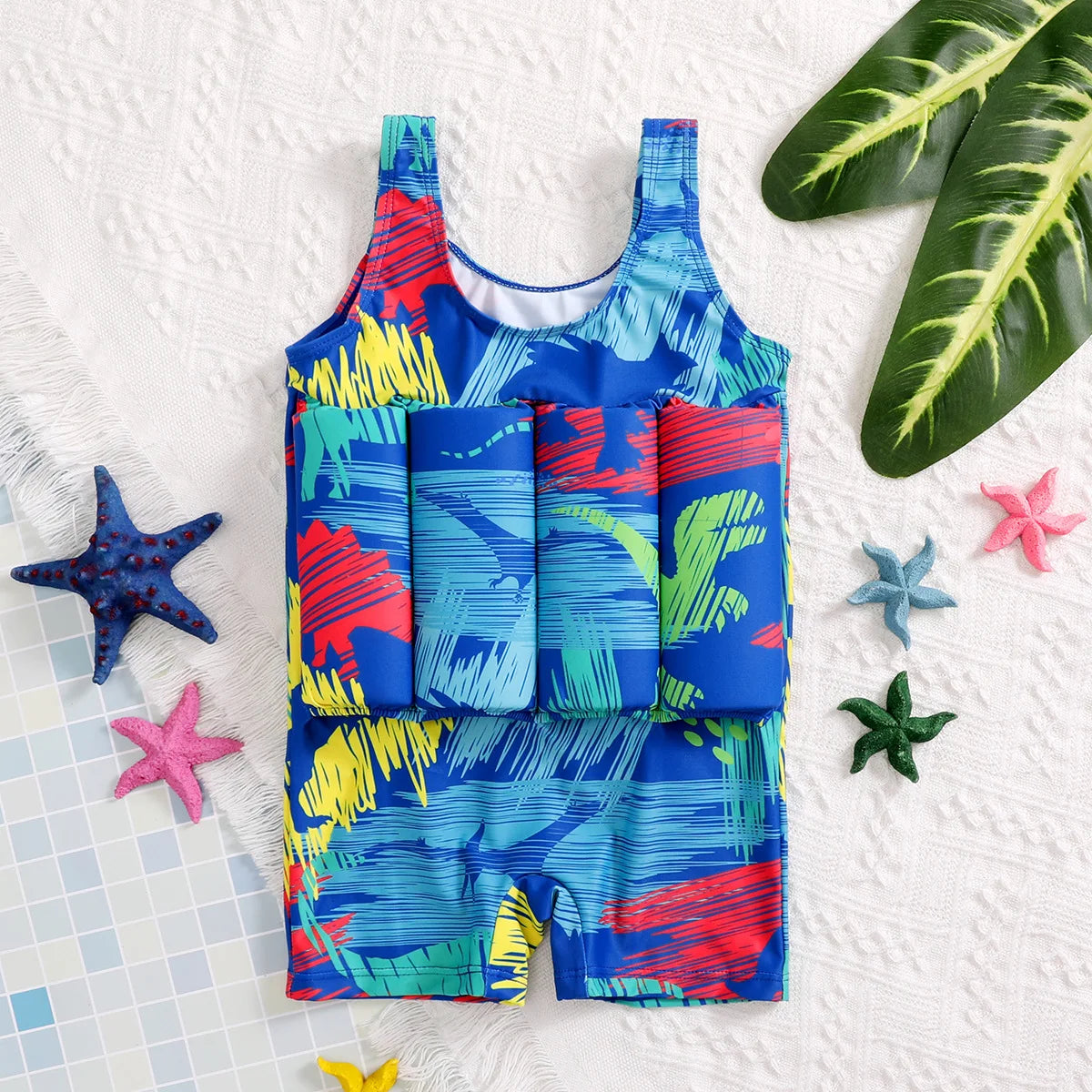Toddler Boy Swimsuit Buoyancy Float Swimming Suit 1 to 2 3 4 5 Years