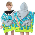 Cartoon Animals Hooded Beach Towel