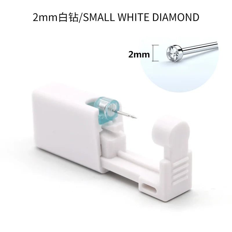 Disposable Sterile Ear Piercing Gun Kit Cartilage Tragus