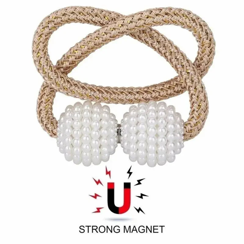 1/2PCS Pearl Magnetic Curtain Clip Curtain Holders