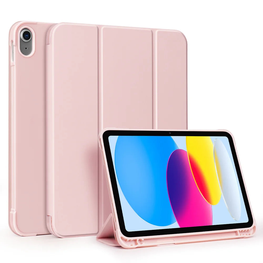 For iPad Mini 6 7 iPad Pro 11 M4 iPad Air 11 M2/M3 10th A16 for Air 5/6/7/8 10.2 9.7 10.9 Shockpro Case with Side Pencil Holder