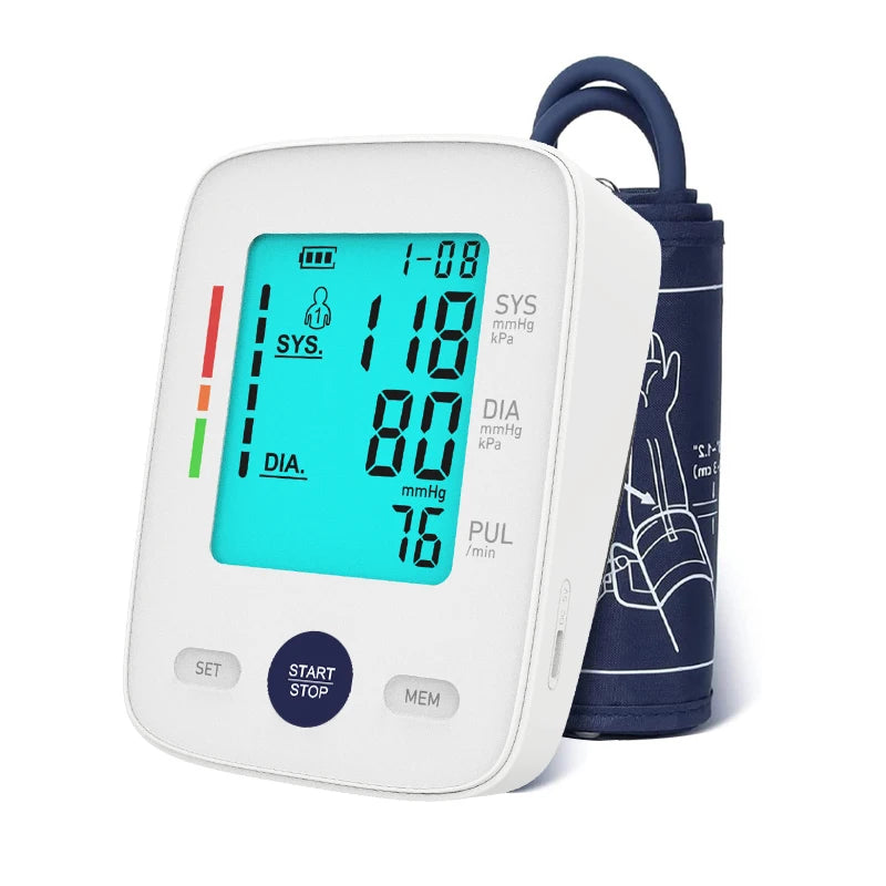 Kingclinic Portable 240 Sets Memories Sphygmomanometer