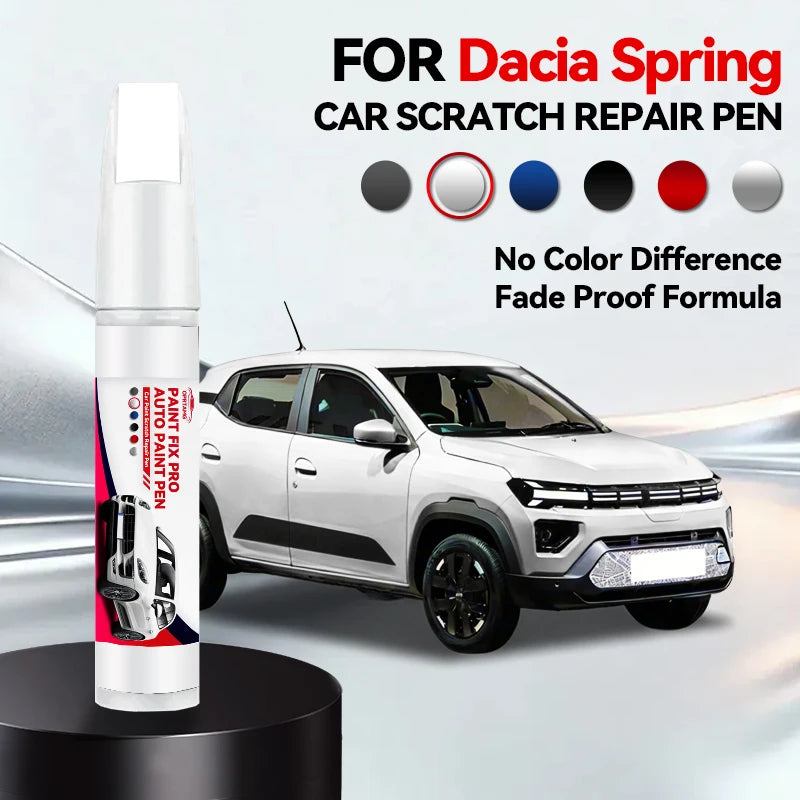 Car Paint Repair Pen For 2021-2025 Dacia Spring Paint Scratch Repair Accessories Blue Red Green Black Grey Beige White