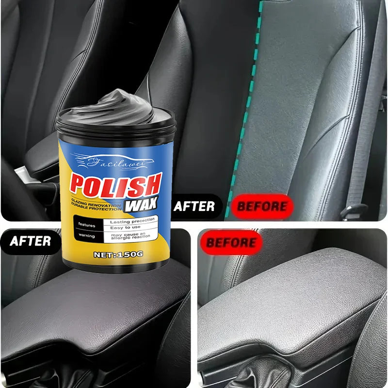 150g Plastic & Rubber Repair Paste - Black Crystal Polish for Car Scratches,