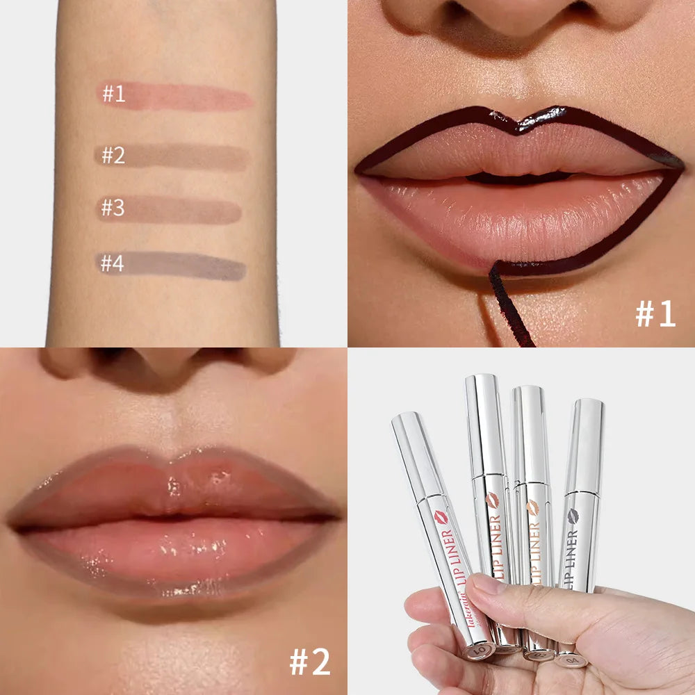 Magic Peel Off Lip Cosmetic Matte Lip Liner Pencil Long Lasting Waterproof