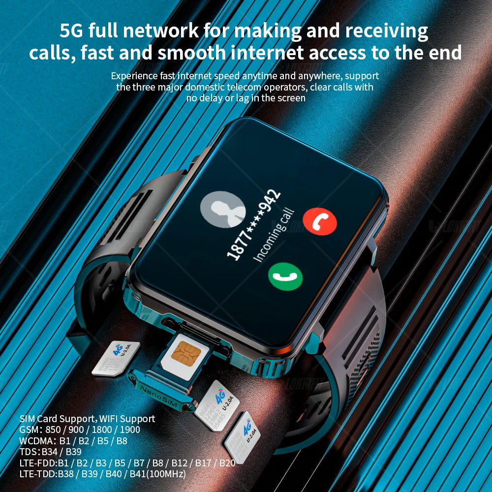 LOKMAT APPLLP 5 MAX Android Watch Phone Square Big Screen