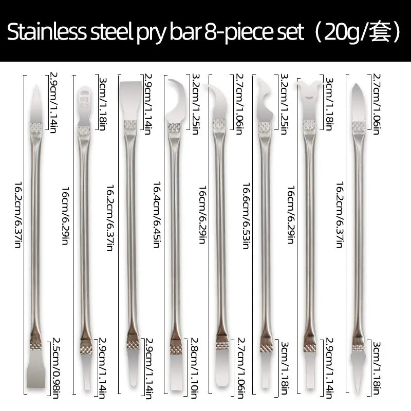 8PCS CPU IC Glue Remover Thin Blades Set Professional Chip Repair Tools for Mobile Phone Computer Motherboard Repair