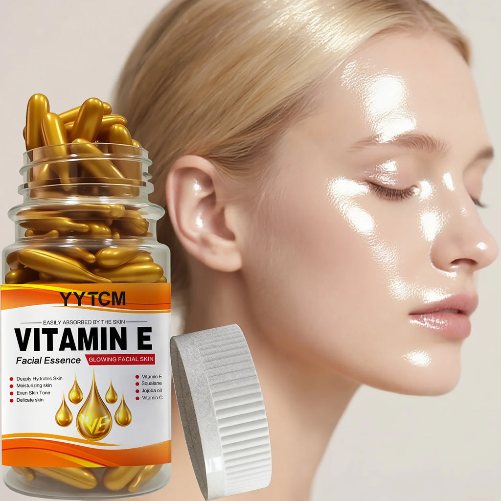 Vitamin E Deep Moisturizing Capsule Essence, hydrates and smooths the skin