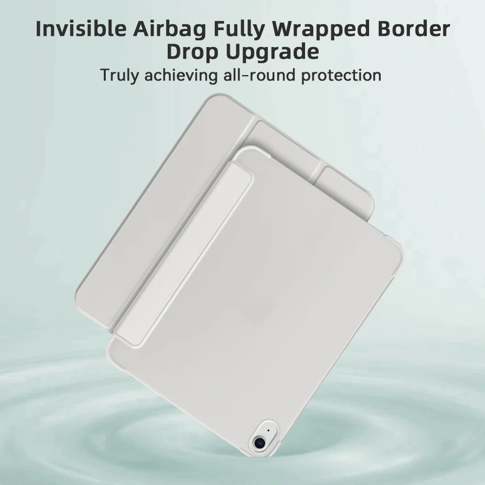 For iPad Mini 6 7 iPad Pro 11 M4 iPad Air 11 M2/M3 10th A16 for Air 5/6/7/8 10.2 9.7 10.9 Shockpro Case with Side Pencil Holder