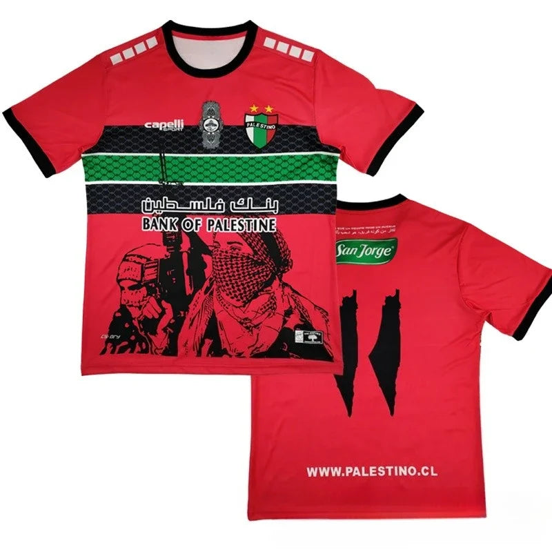 2025 new 3D printed Palestinian football jersey, T-shirt for men and women,