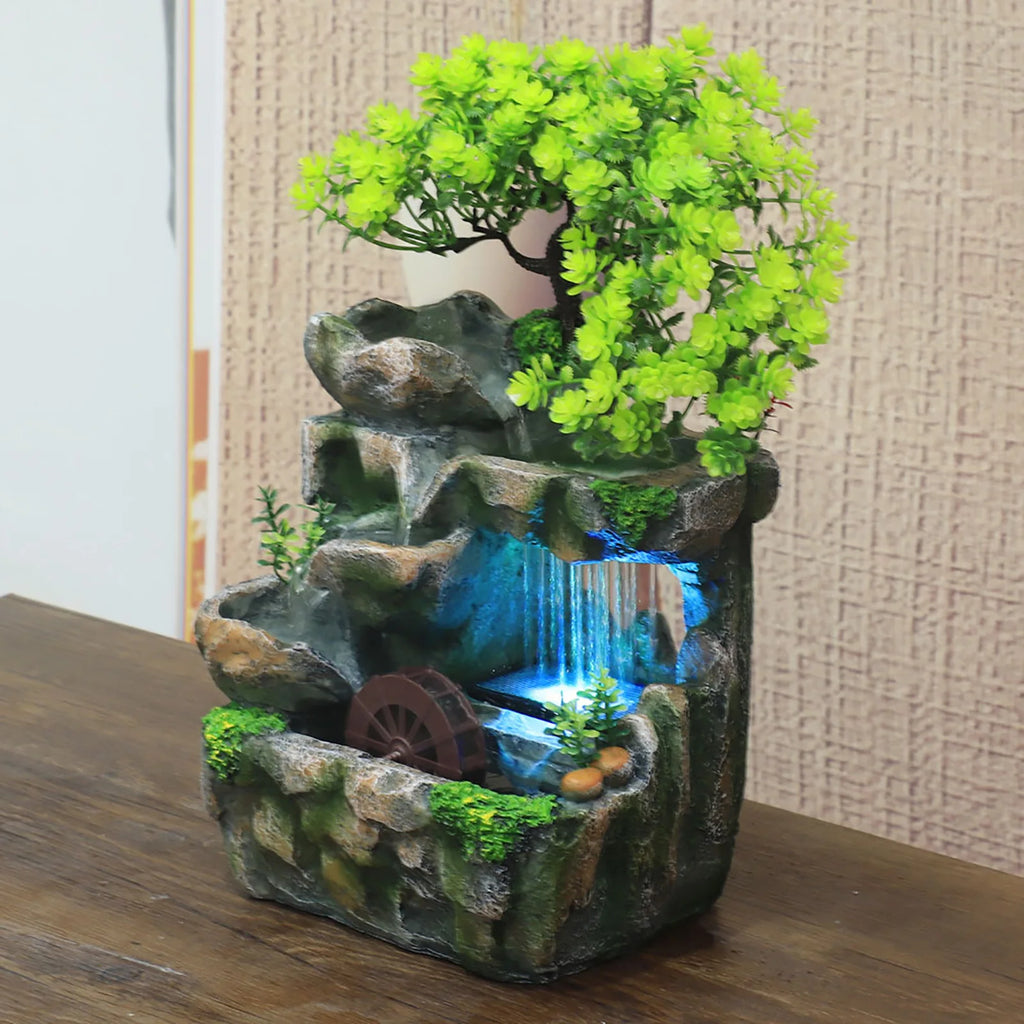 Indoor Fountain Waterfall Table Fountain Decoration