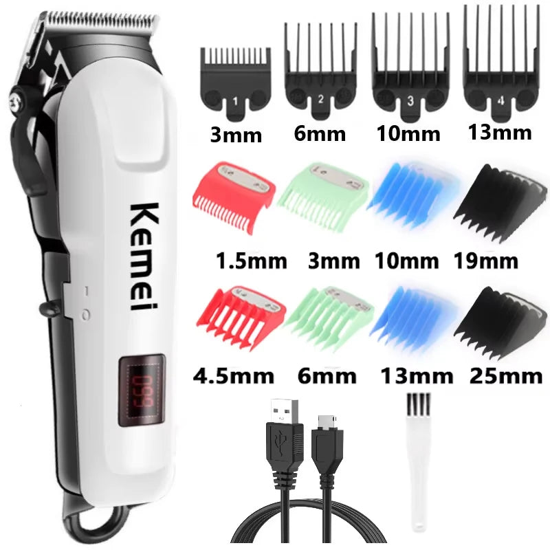 Electric Hair Clipper Hair Cut Maching Wireless Trimmer