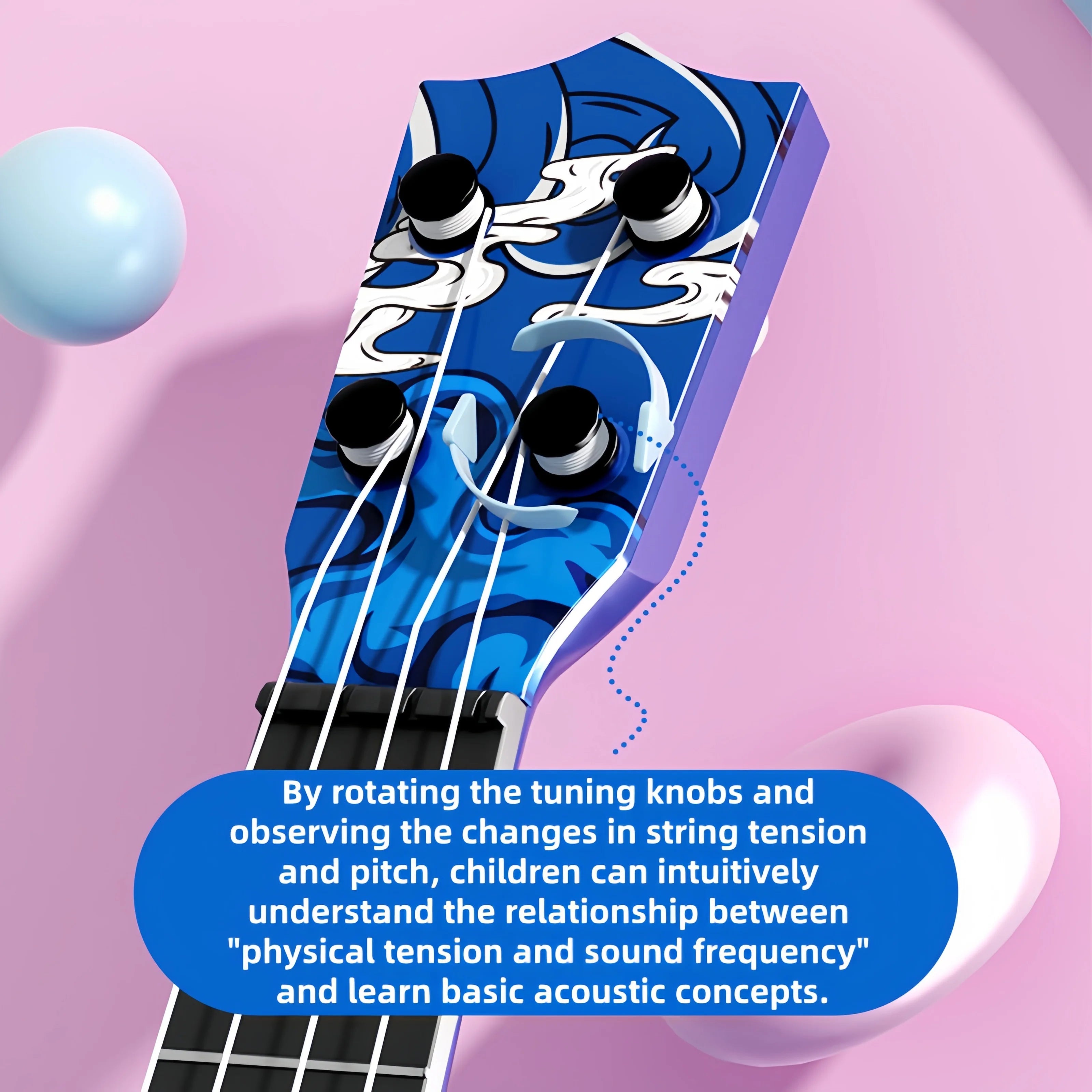 Beginner-Friendly Toy Guitar Instrument for Kids, New Year's Gift for Children