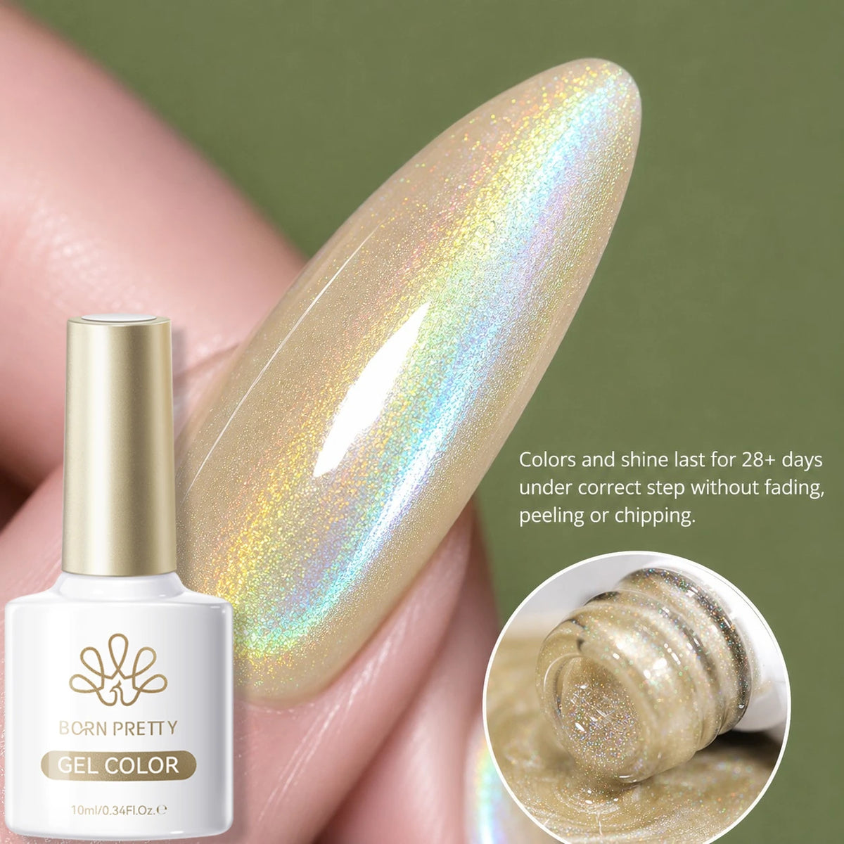 BORN PRETTY 117 Colors Cat Magnetic Gel Nail Polish 10ml