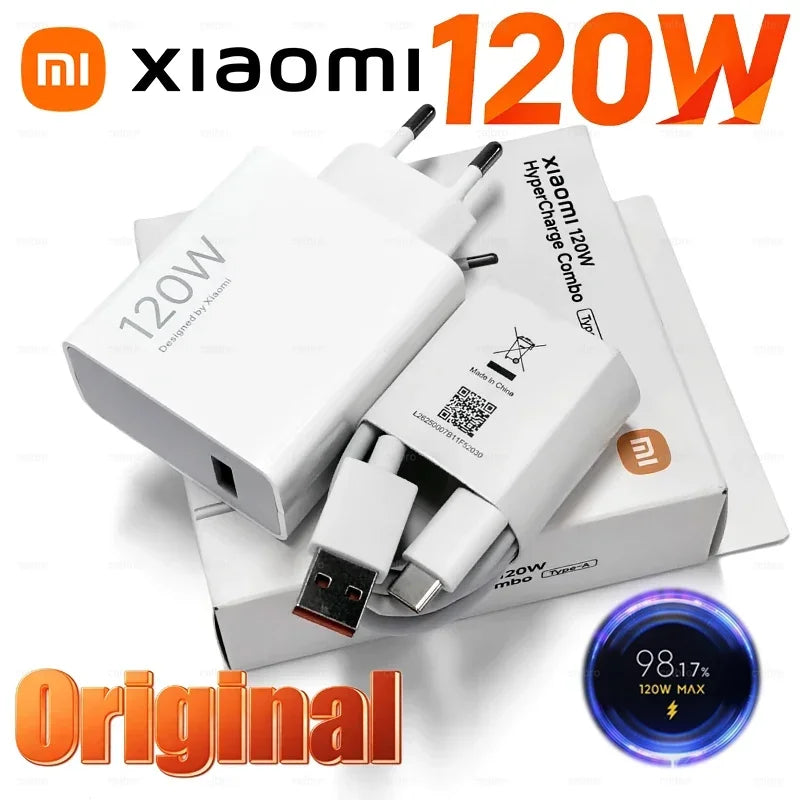 Xiaomi 120W Original Charger Wall Adapter 100w