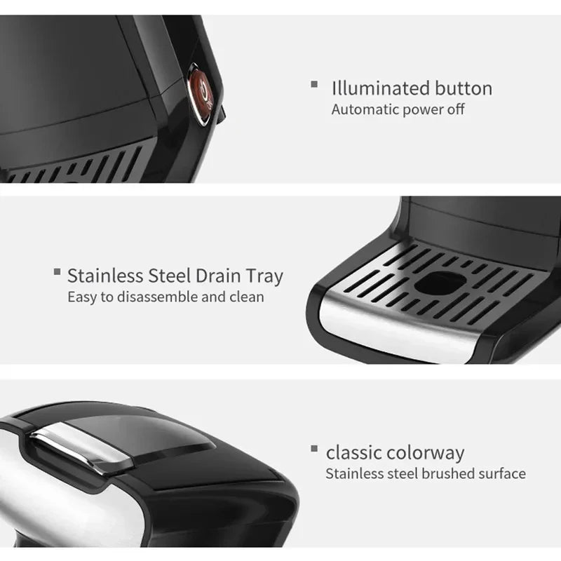 220-240V Household Single Cup 300ML Capsule Coffee Machine