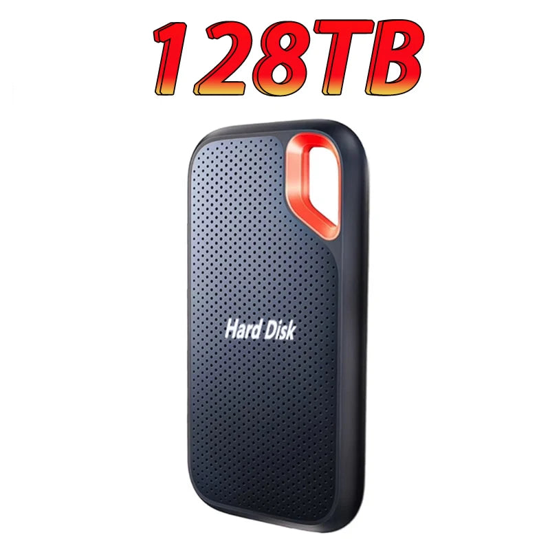 2TB External Hard Drive Portable SSD USB-C Fast & Compact  Data Storage for Laptop Mac PC