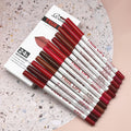 12 pcs Long-Lasting Lipstick Set with Professional Lip Liner Pencil