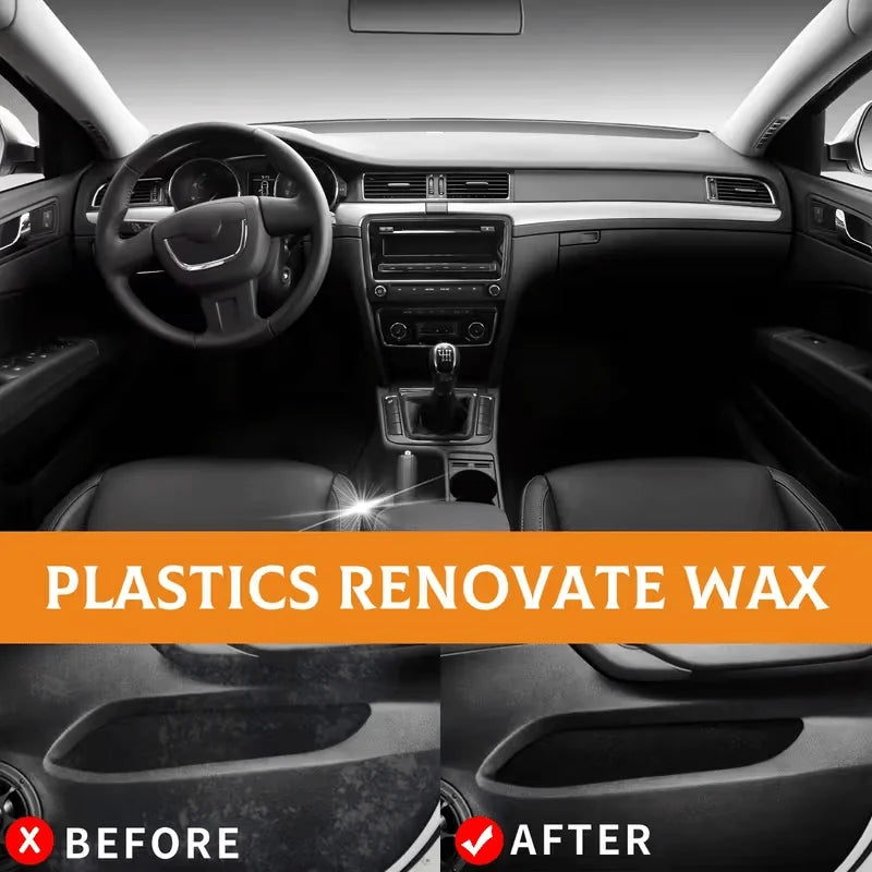 Auto Plastic Restorer Back To Black Gloss Car Interior Leather & Panel Renewal Wax Coating Agent Auto Polish And Repair Coating