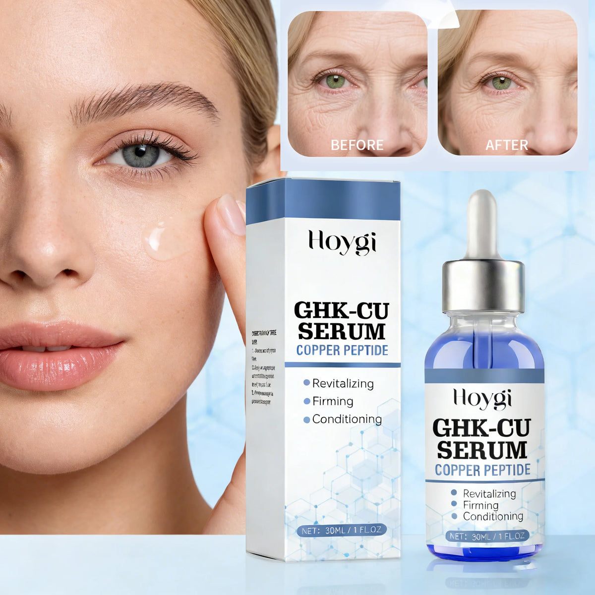 Copper Peptide Serum Anti Aging Face Serum Firming