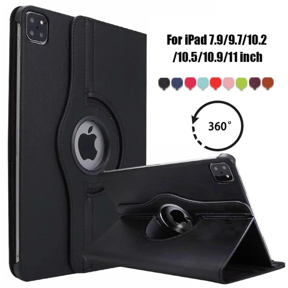 360 Rotation Leather For Ipad A16 2025 Case