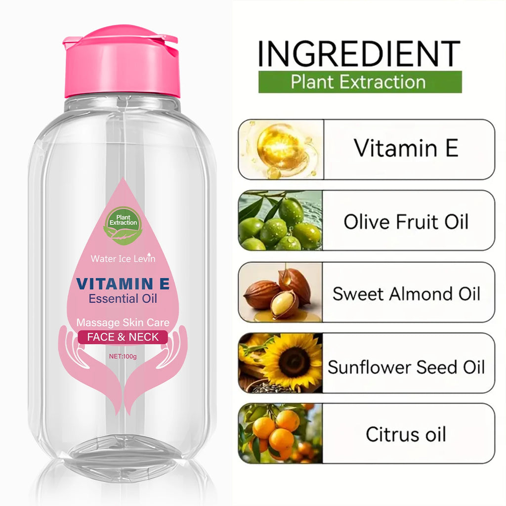 Vitamin-Infused Massage Oil for Face & Neck | Gua Sha Compatible for Smooth, Glowing Skin | Winter Hydration Ritual
