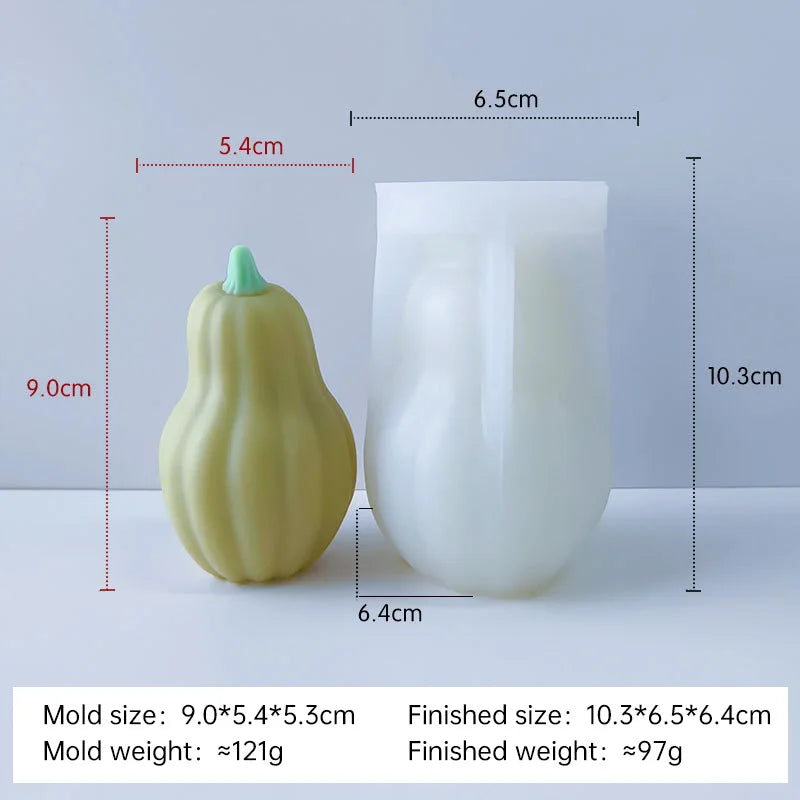 Halloween Pumpkin Silicone Mold DIY Aromatherapy Candles
