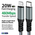 MFi Certified USB C to Lightning Cable 20W