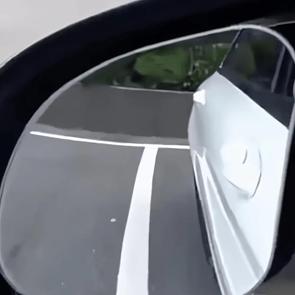 2pcs HD Glass Blind Spot Mirrors Convex Lens Rearview Wide