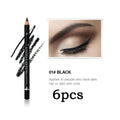6pcs MENOW 3 colors Long Lasting Waterproof  Eyebrow Pencils Double Use Wooden Pole Eyeliner Permanent Makeup Tattoo Accessories
