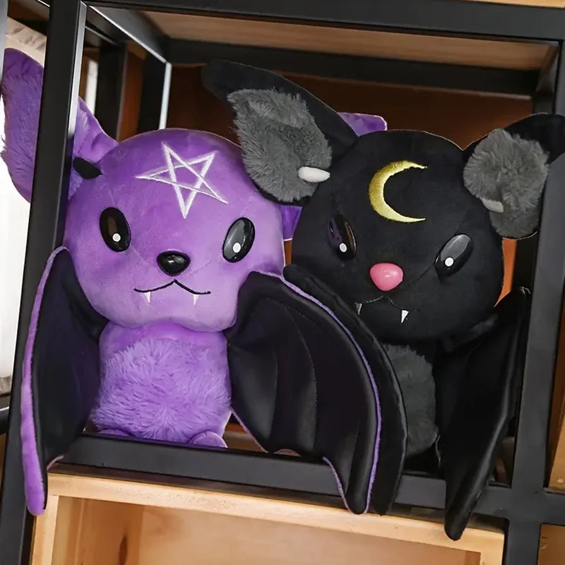 Cute Dark Series Bat Doll Halloween Simulated Plush Toys