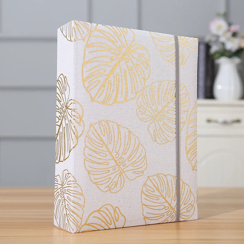 200pcs 6-inch Fabric Photo Album Creative Large Capacity Interleaf Type Family Album Children Growth Memorial Booklet
