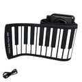 NEW 88 Keys Folding Piano Keyboard Silicone Roll Up Portable Electronic Hand Roll Musical Instrument Travel Builtin Speaker