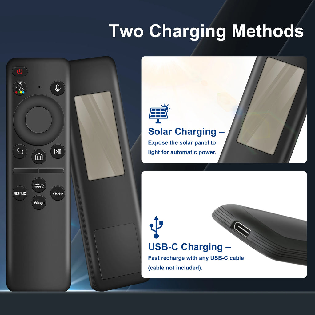 Voice Remote Control for Samsung Smart TV NEO QLED Replacement Solar