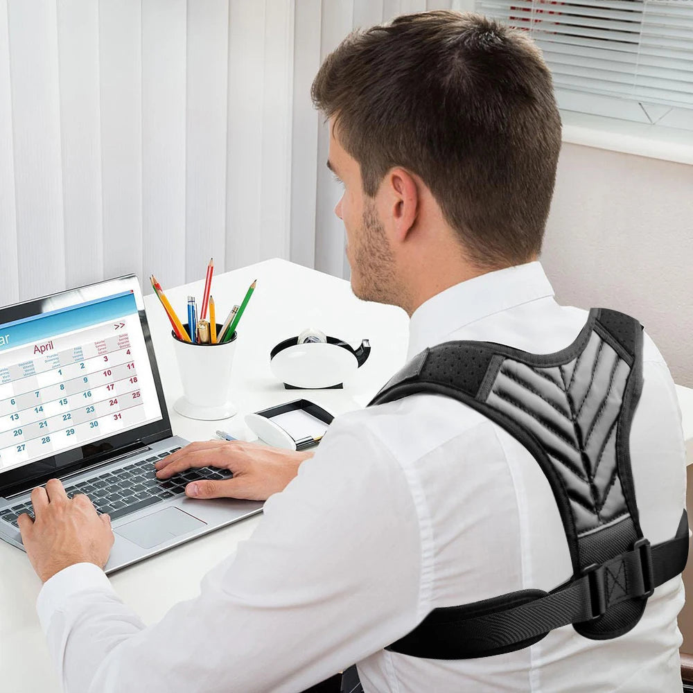 Adjustable Posture Corrector Back Support Women Men Hunchback Correction