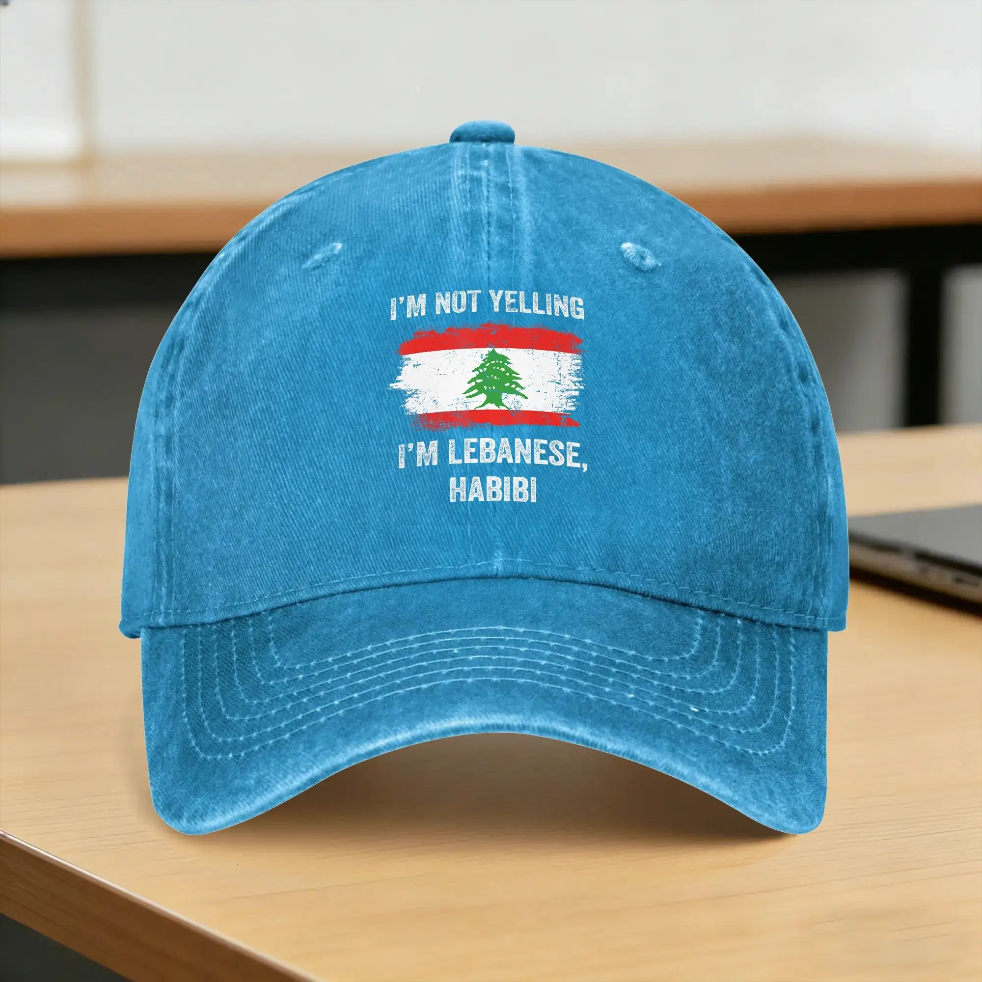 I‘m Not Yelling I’m Lebanese Habibi Funny Lebanon Native Casual Baseball Cap Summer  Trucker Hat Dropshipping Kpop Snapback Cap