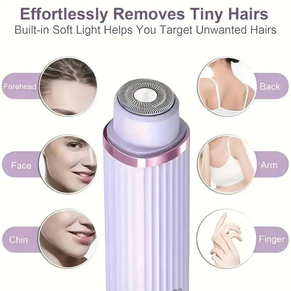 2in1 Electric Razor for Women Painless Hair Removal Rechargeable