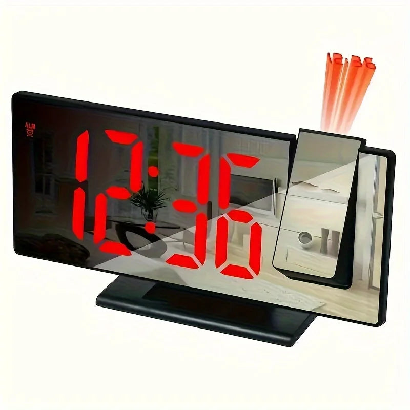 Projection alarm clock  multifunction Intelligent luminous clock