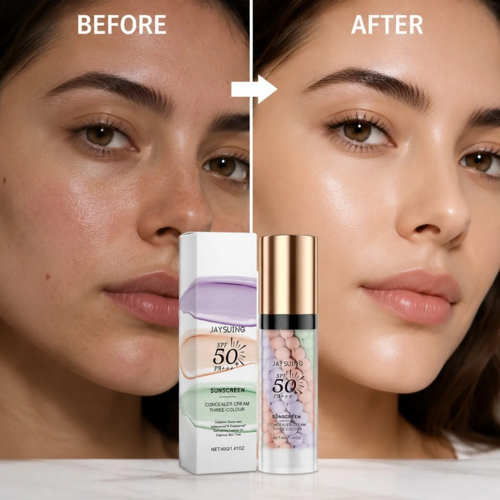 3 Color Sunscreen Isolation Cream Tone Correction Brightening