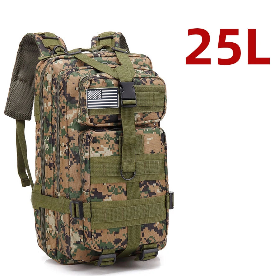 25L/50L Sturdy Nylon Waterproof Tactical Sports Trekking