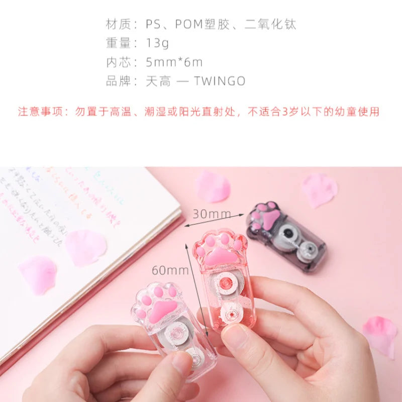 White Kawaii Corrector Cat Claw Portable Correction