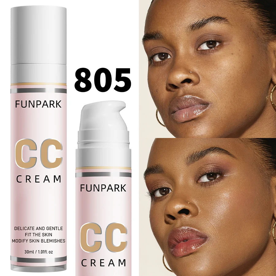 30ml 1Pc Color Correcting CC Cream Facial Foundation Waterproof