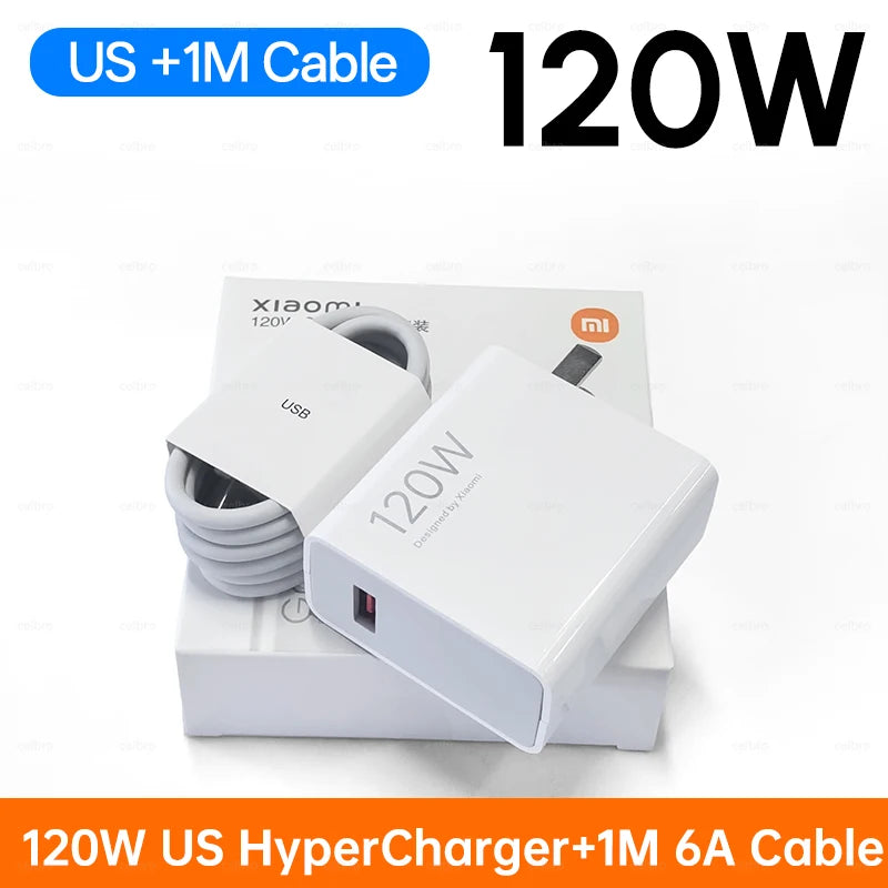 Xiaomi 120W Original Charger Wall Adapter 100w