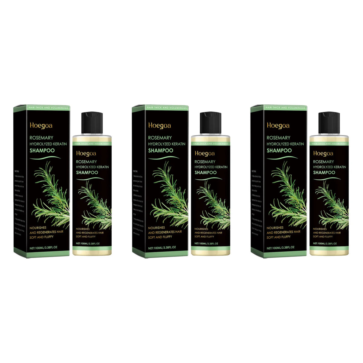 Rosemary Natural Shampoo Thickening & Strengthening Deep Nourishing Scalp Care.
