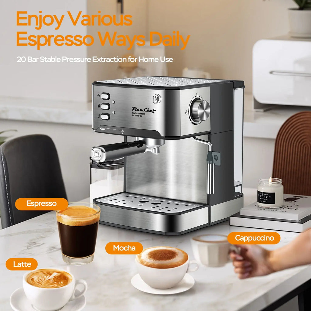 Espresso Machine 20 Bar Professional Compact