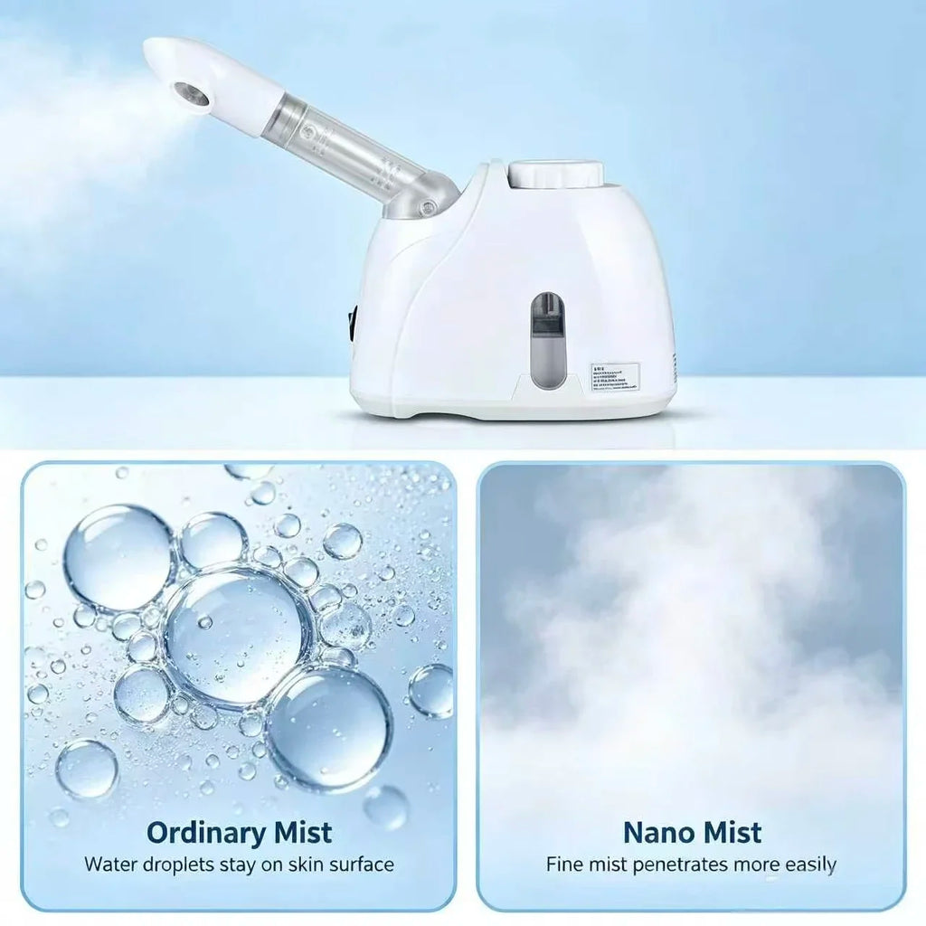 Home Spa Facial Nano Steamer Portable Warm Mist Humidifier